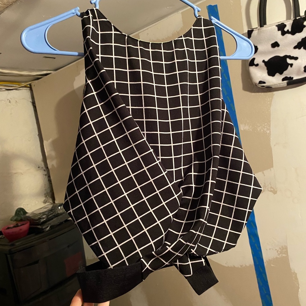 Cross body tank top